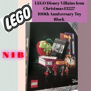 NIB LEGO Disney Villains Icon Toy Block
100th Anniversary